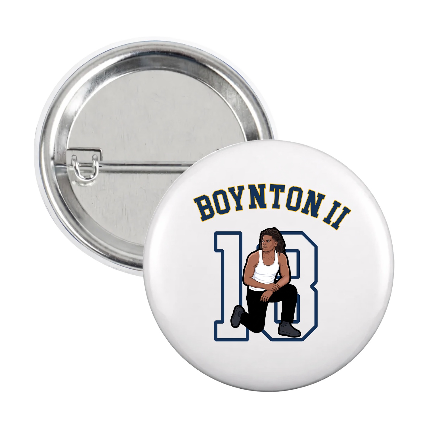 Game Day Button — Shirsey Arch in White