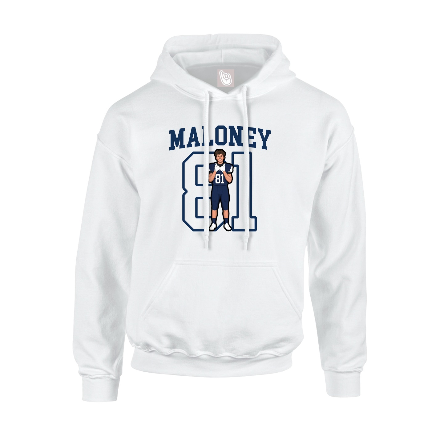 Youth Hoodie — Shirsey in White