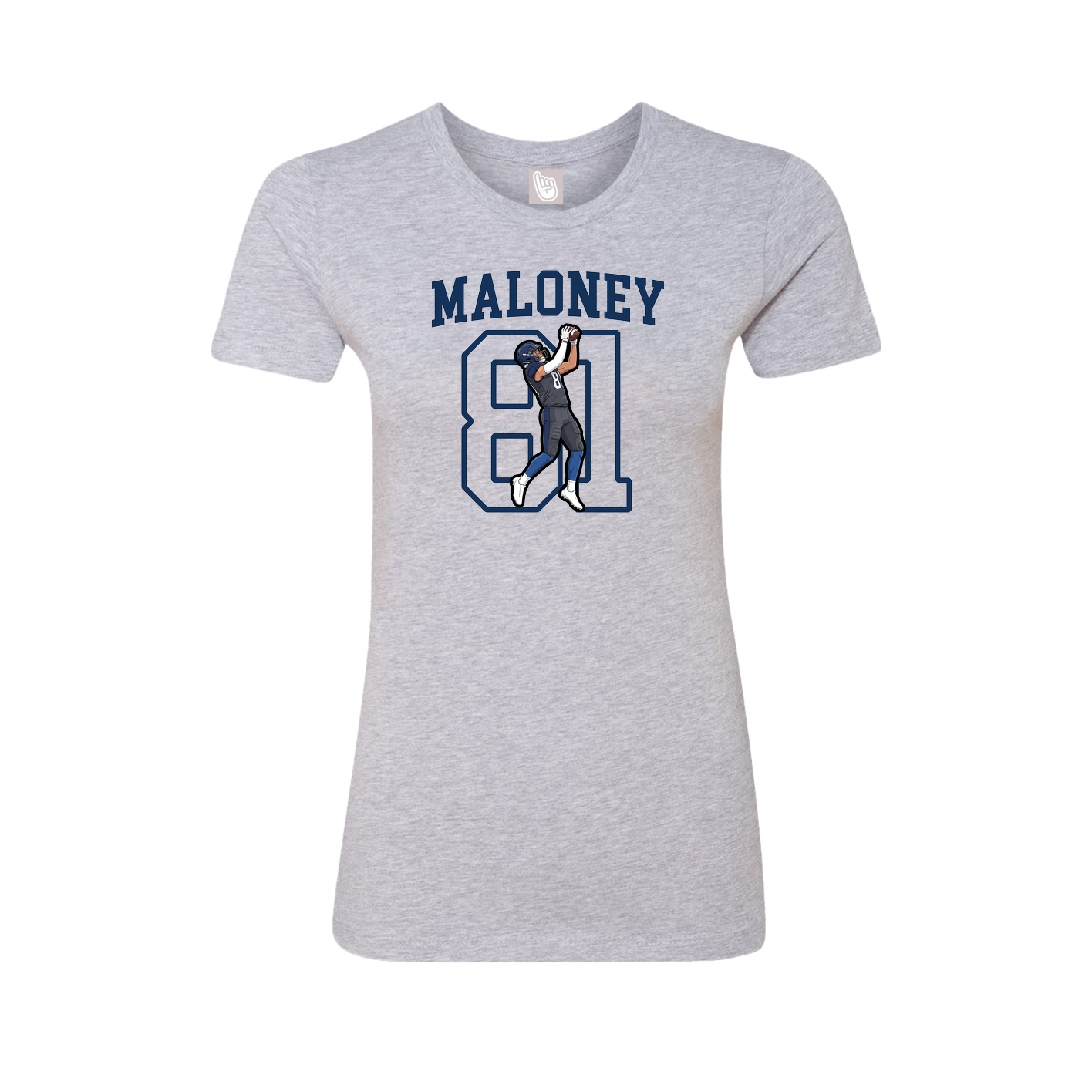 Fitted Women's Tee — Shirsey in Grey
