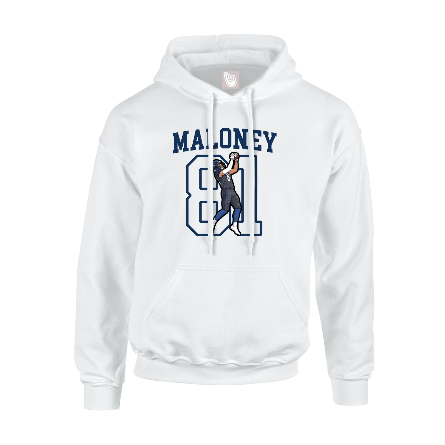 Hoodie — Shirsey in White