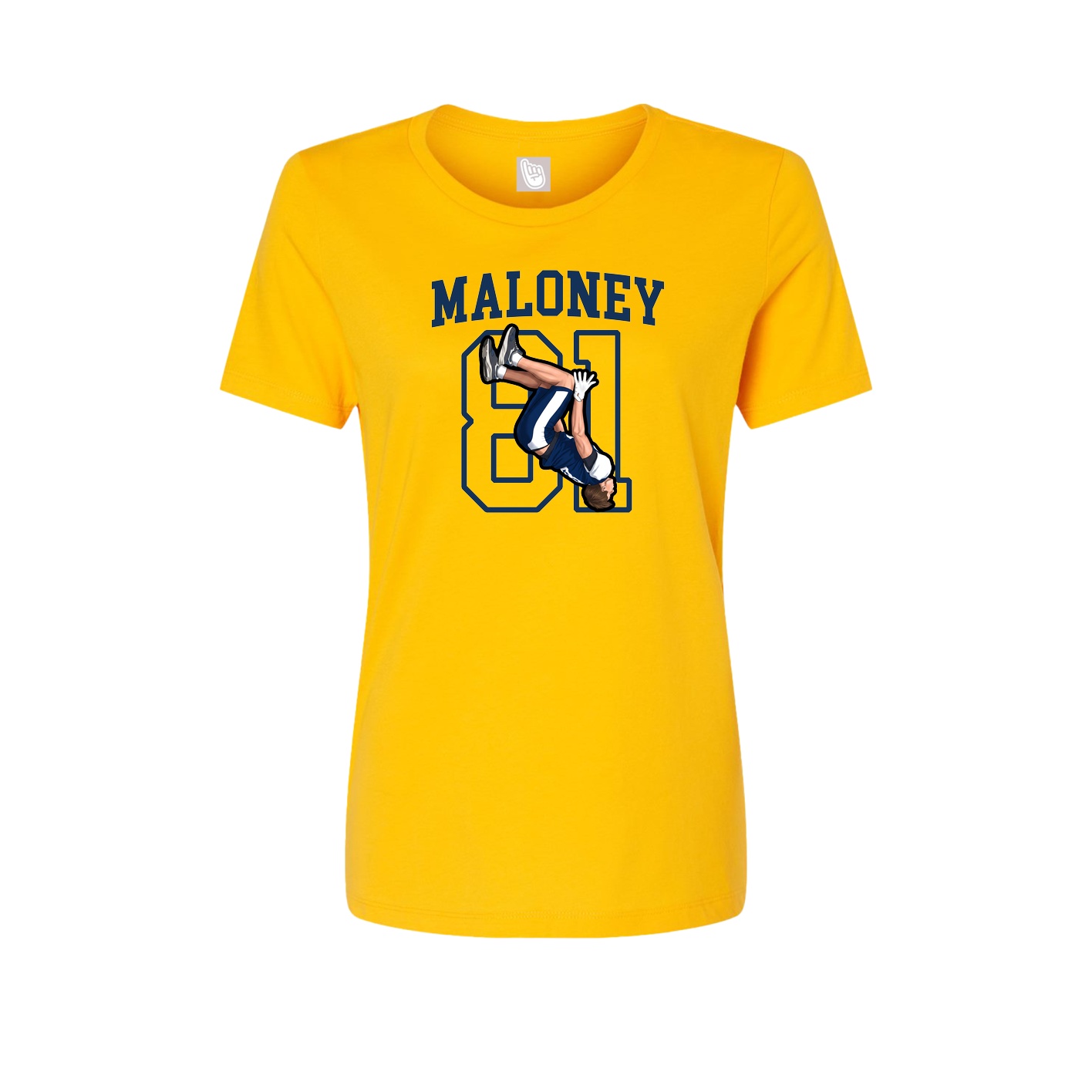 Fitted Women's Tee — Shirsey in Gold
