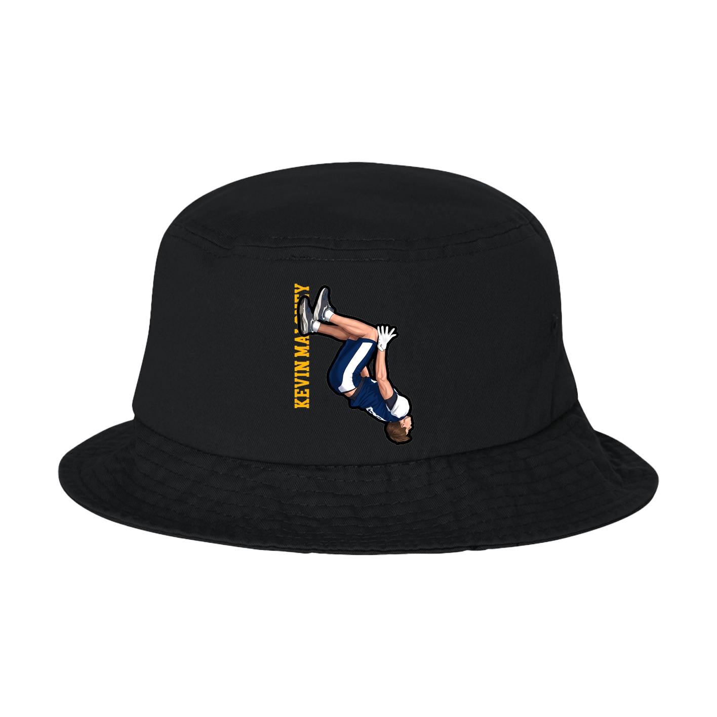 Bucket Cap — Name Vertical in Black