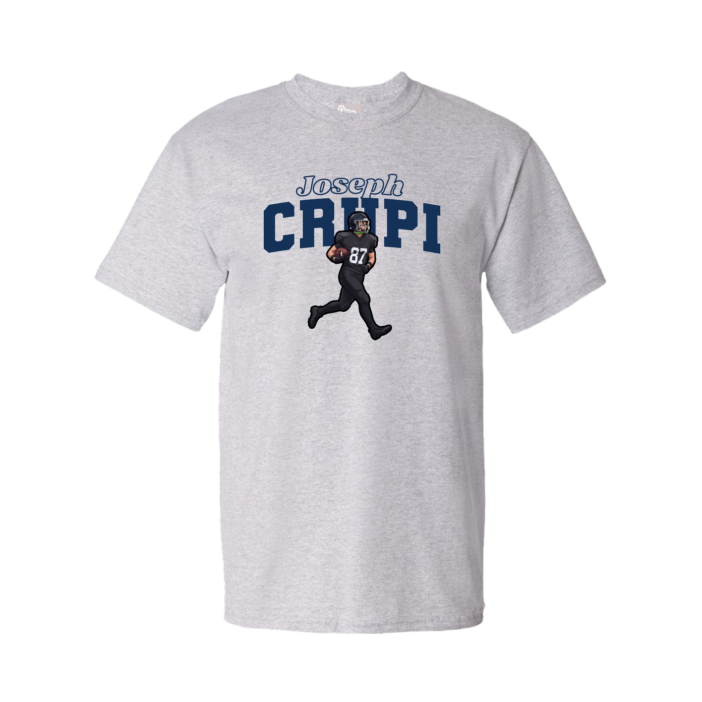 Tee — Name Arch in Grey