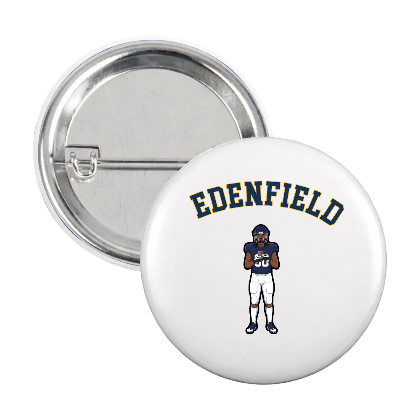 Game Day Button — Shirsey Arch in White