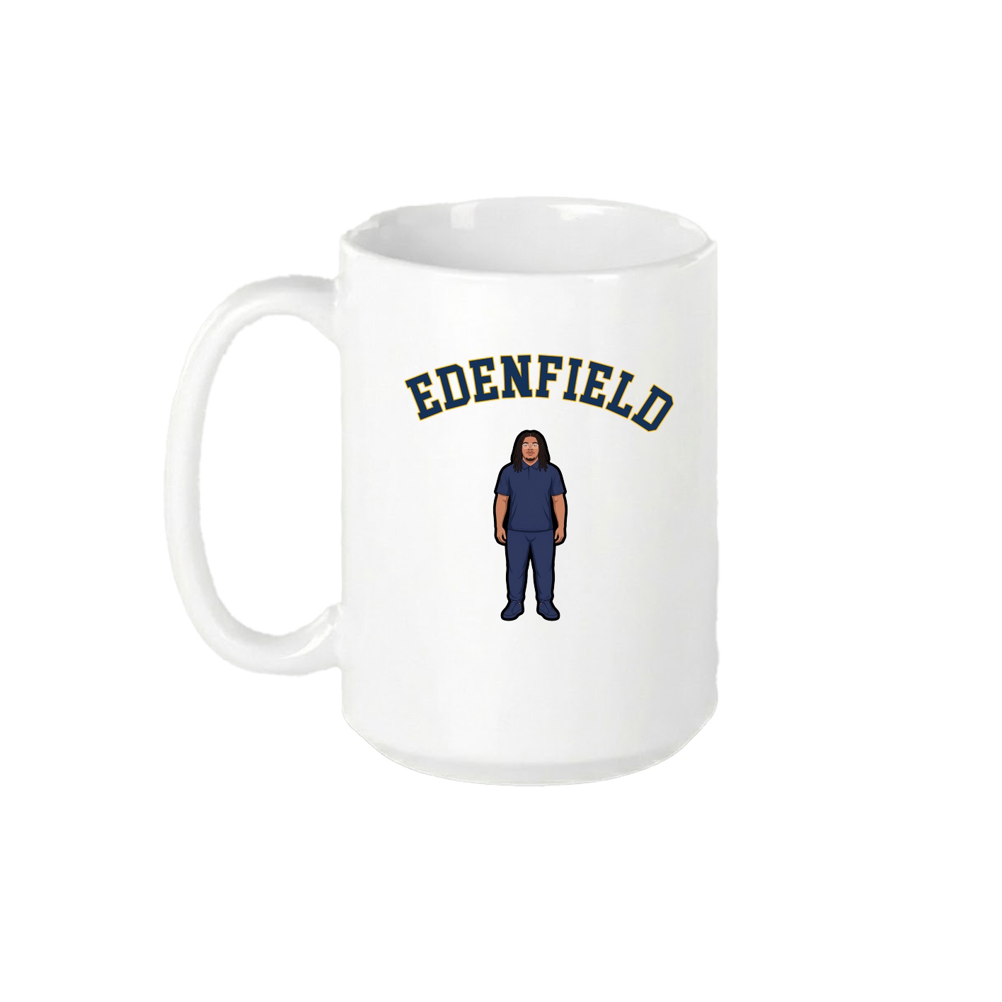 15oz Coffee Mug — Shirsey Arch in White
