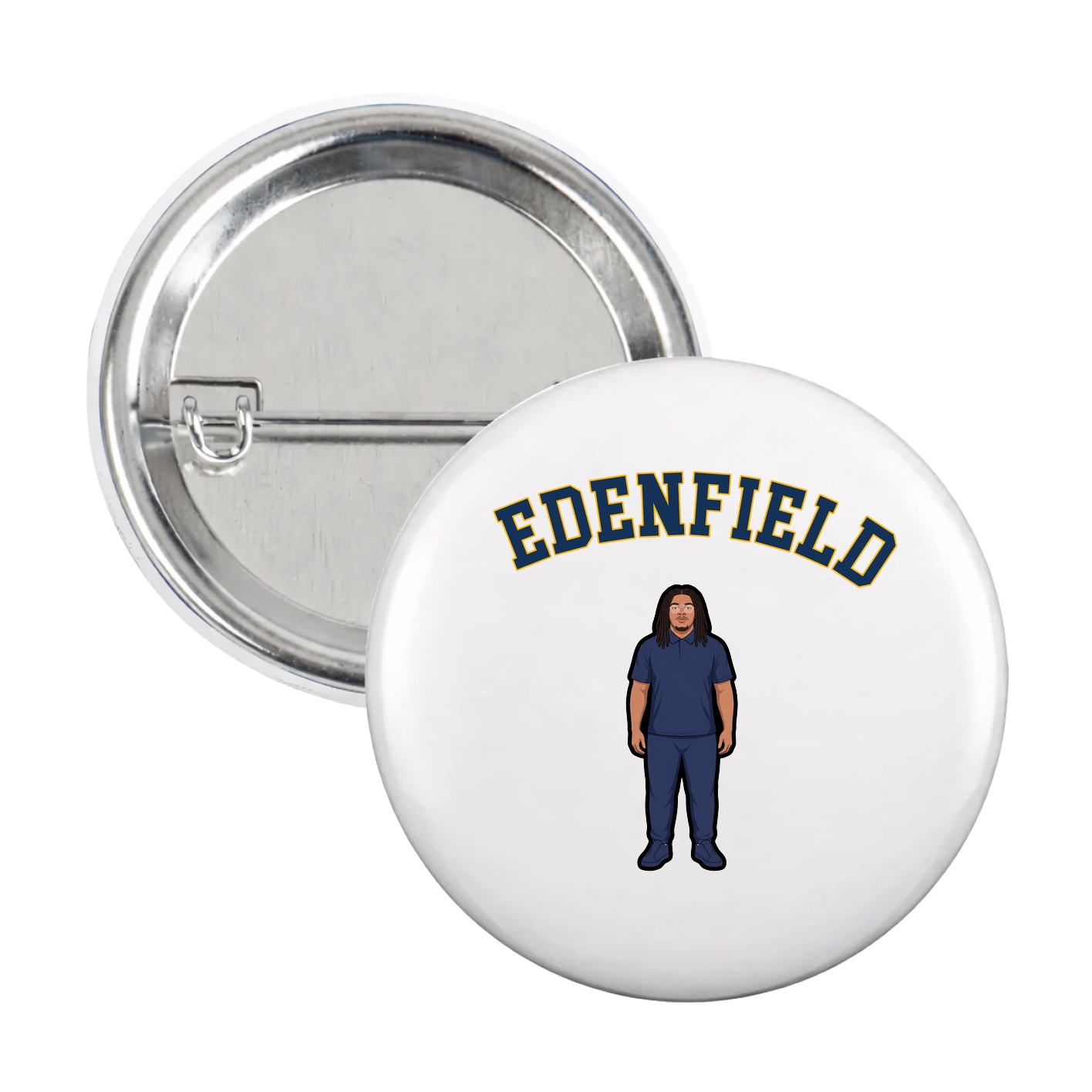 Game Day Button — Shirsey Arch in White