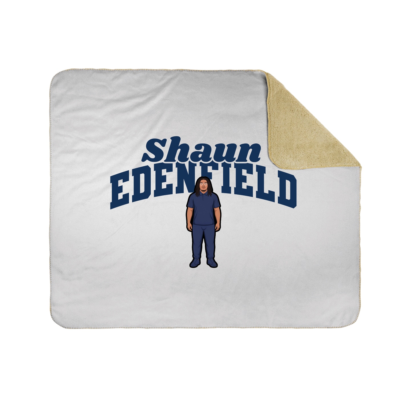 Throw Blanket — Signature Arch in White
