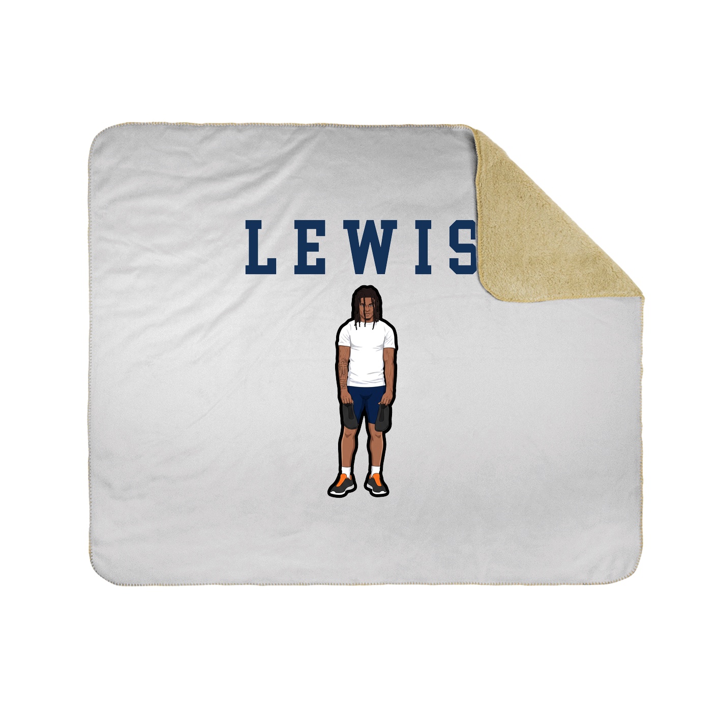 Throw Blanket — Shirsey in White