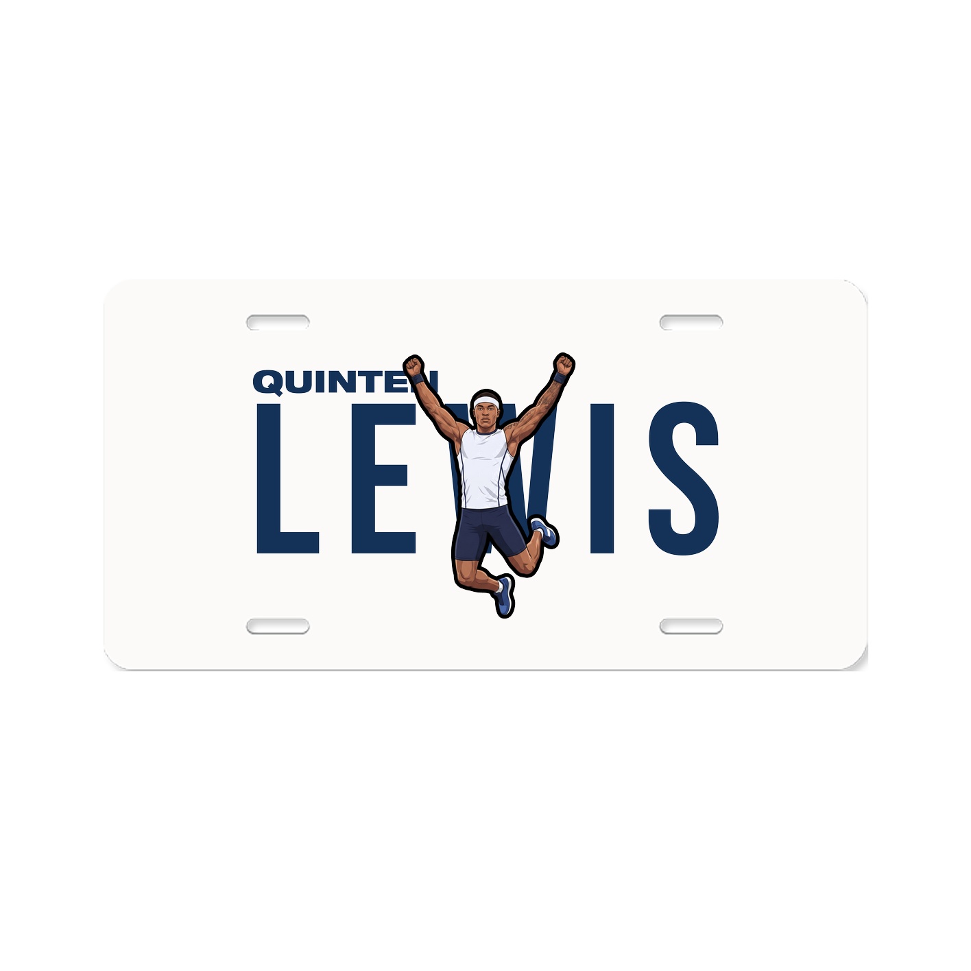 License Plate — Player Name in Classic
