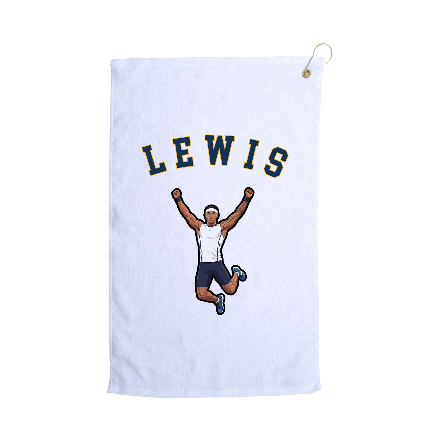 Golf Towel — Shirsey Arch in White