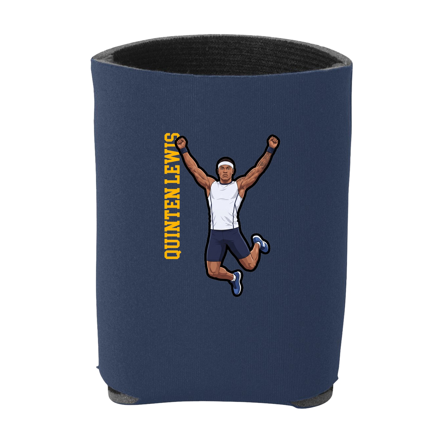 Can Holder — Name Vertical in Navy