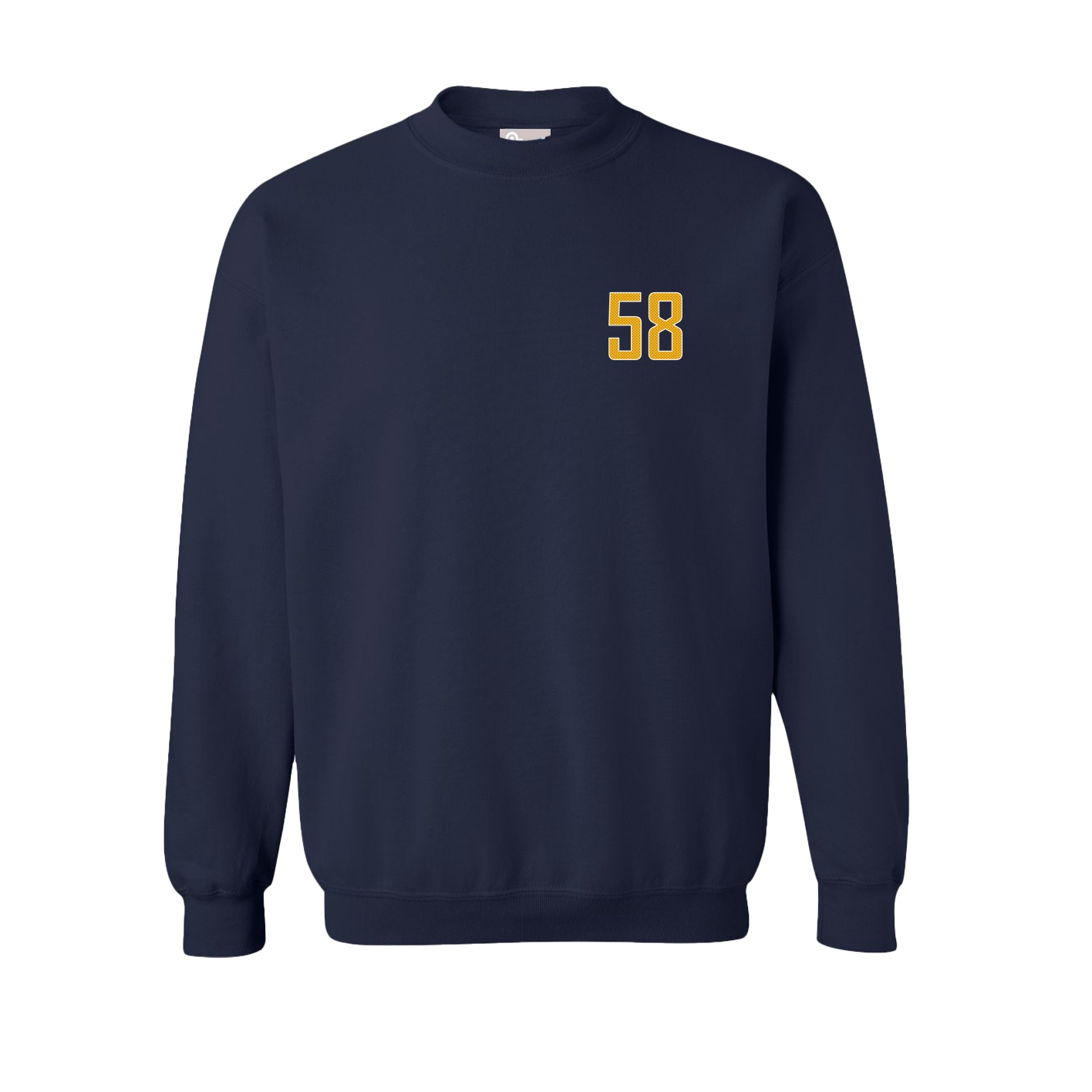 Fleece Crew — Front Shirsy in Navy