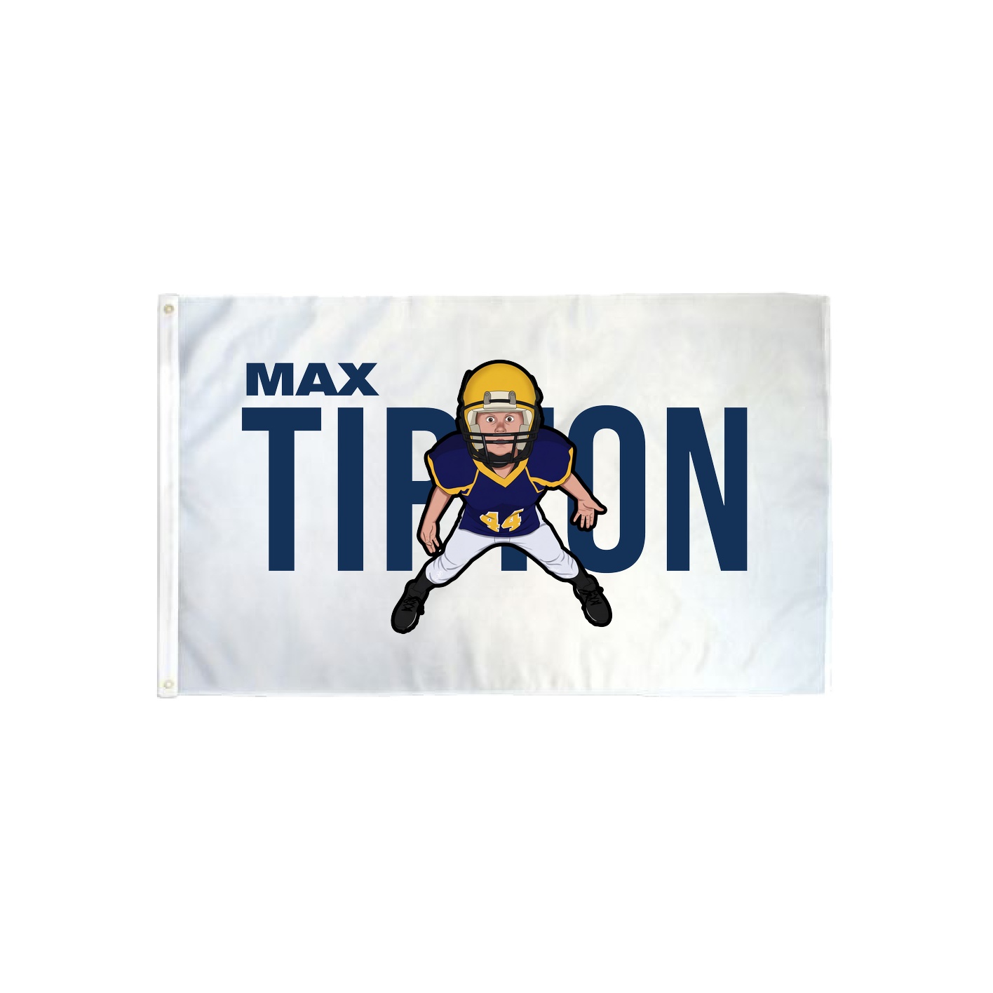 3x5 Flag — Player Name in Classic
