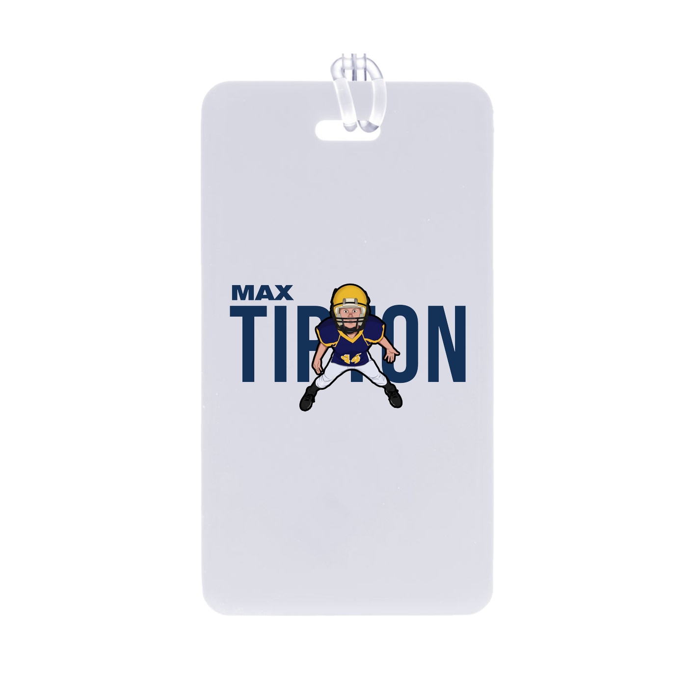 Bag Tag — Player Name in Classic