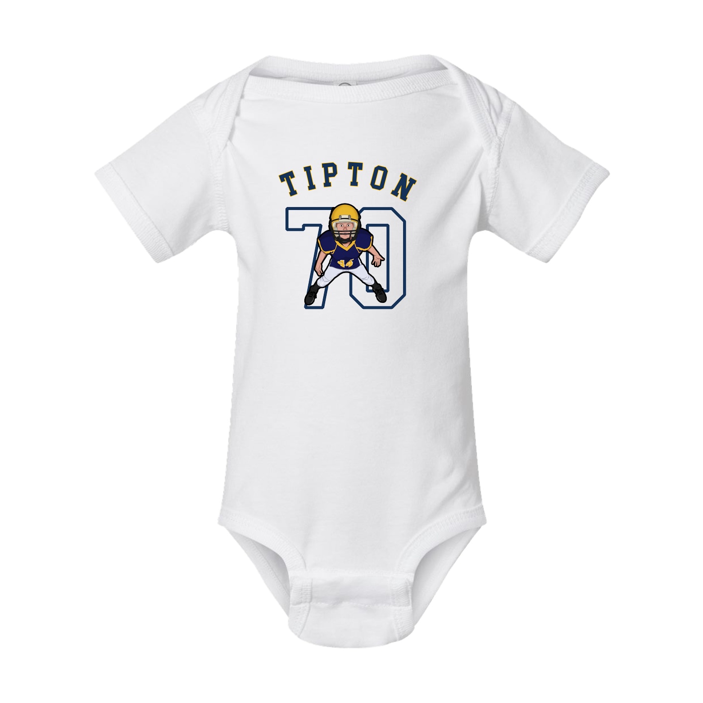 Baby Onesie — Shirsey Arch in White
