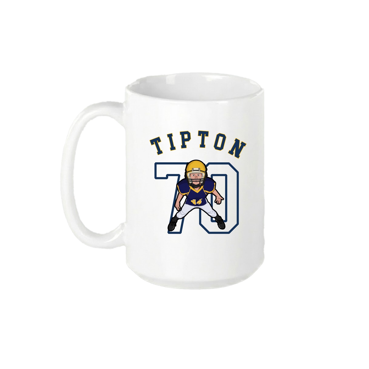 15oz Coffee Mug — Shirsey Arch in White