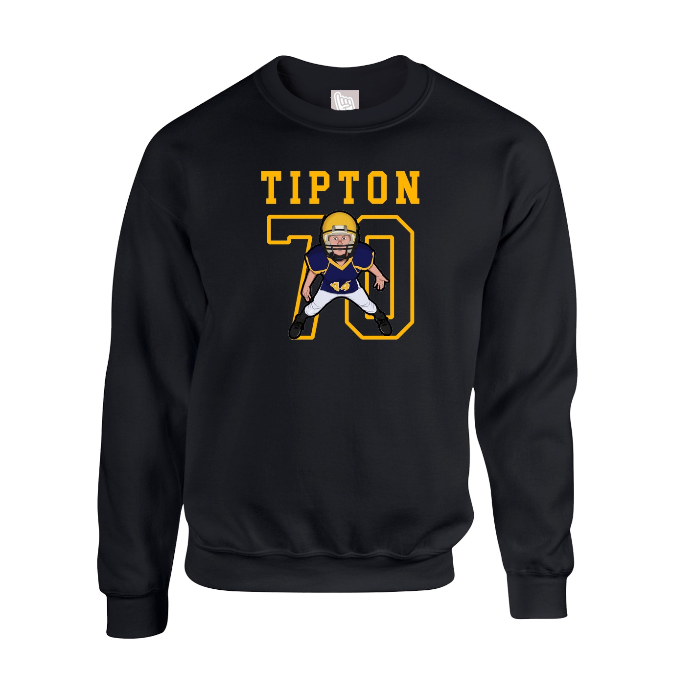 Fleece Crew — Shirsey in Black