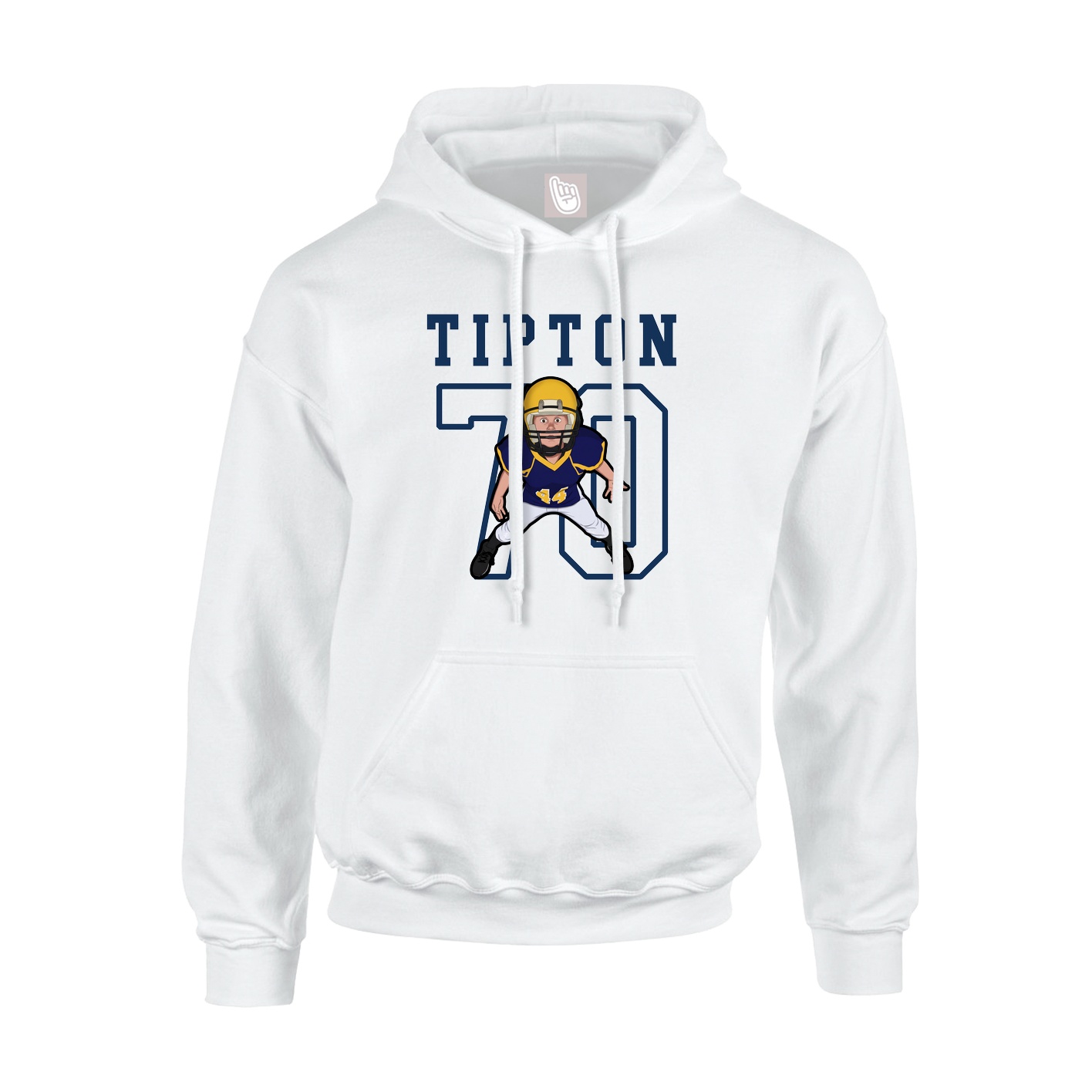 Youth Hoodie — Shirsey in White