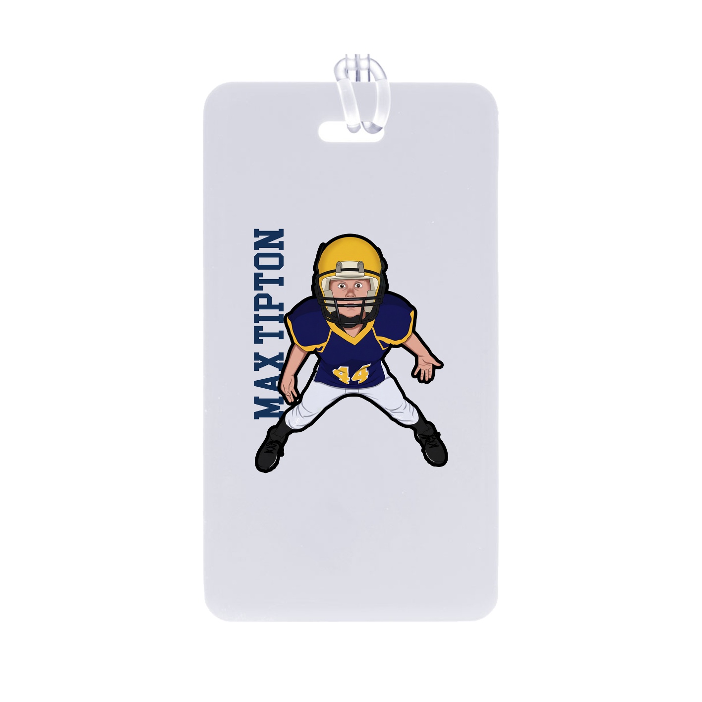 Bag Tag — Name Vertical in Classic