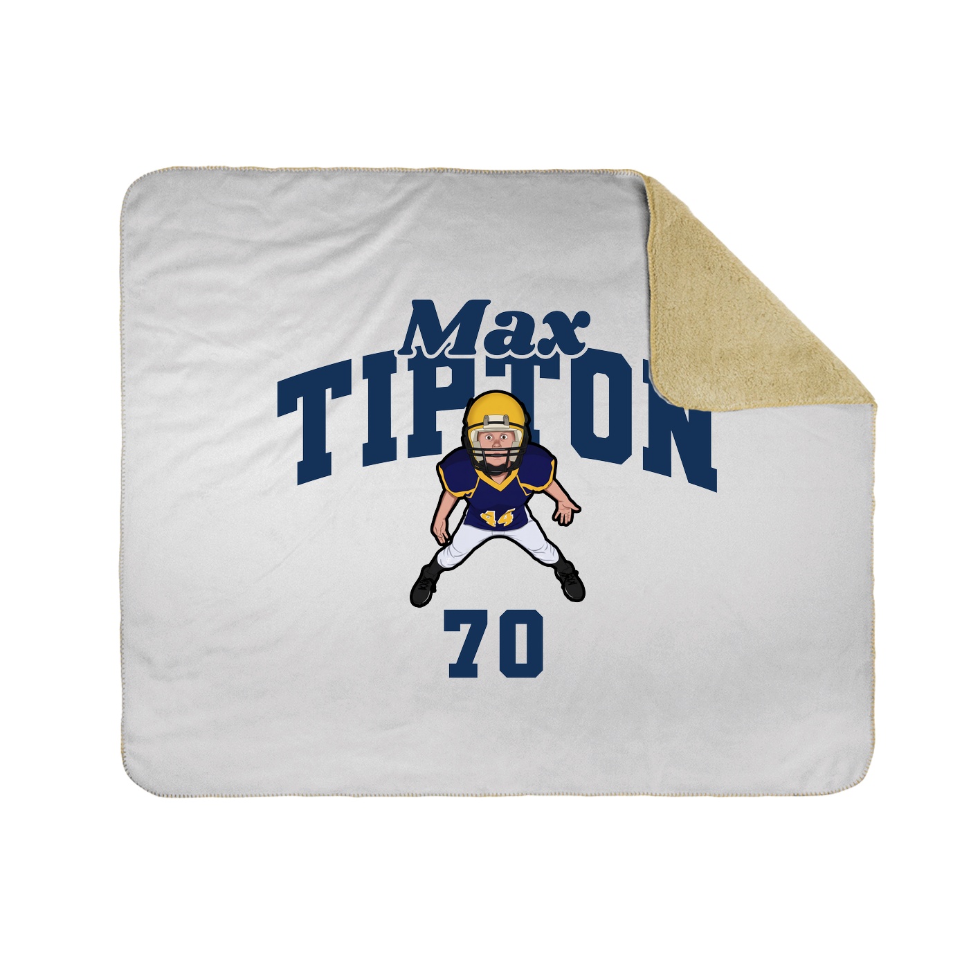 Throw Blanket — Signature Arch in White