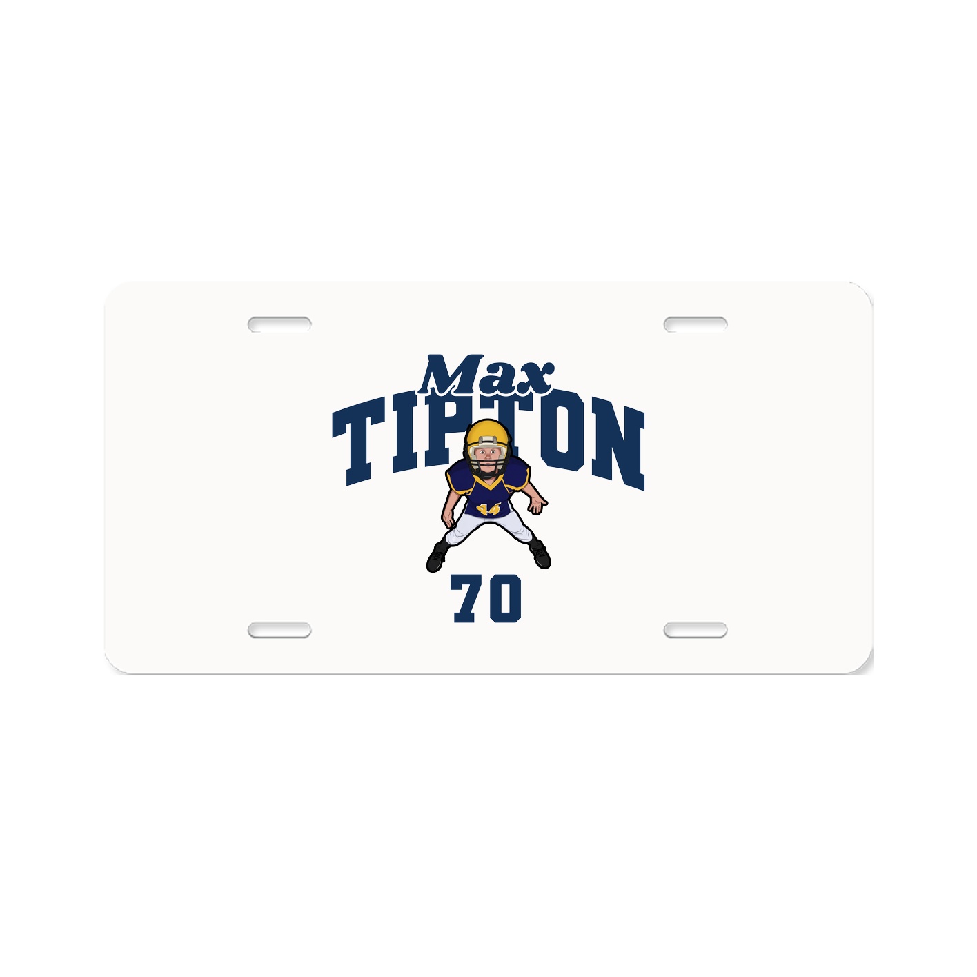 License Plate — Signature Arch in Classic