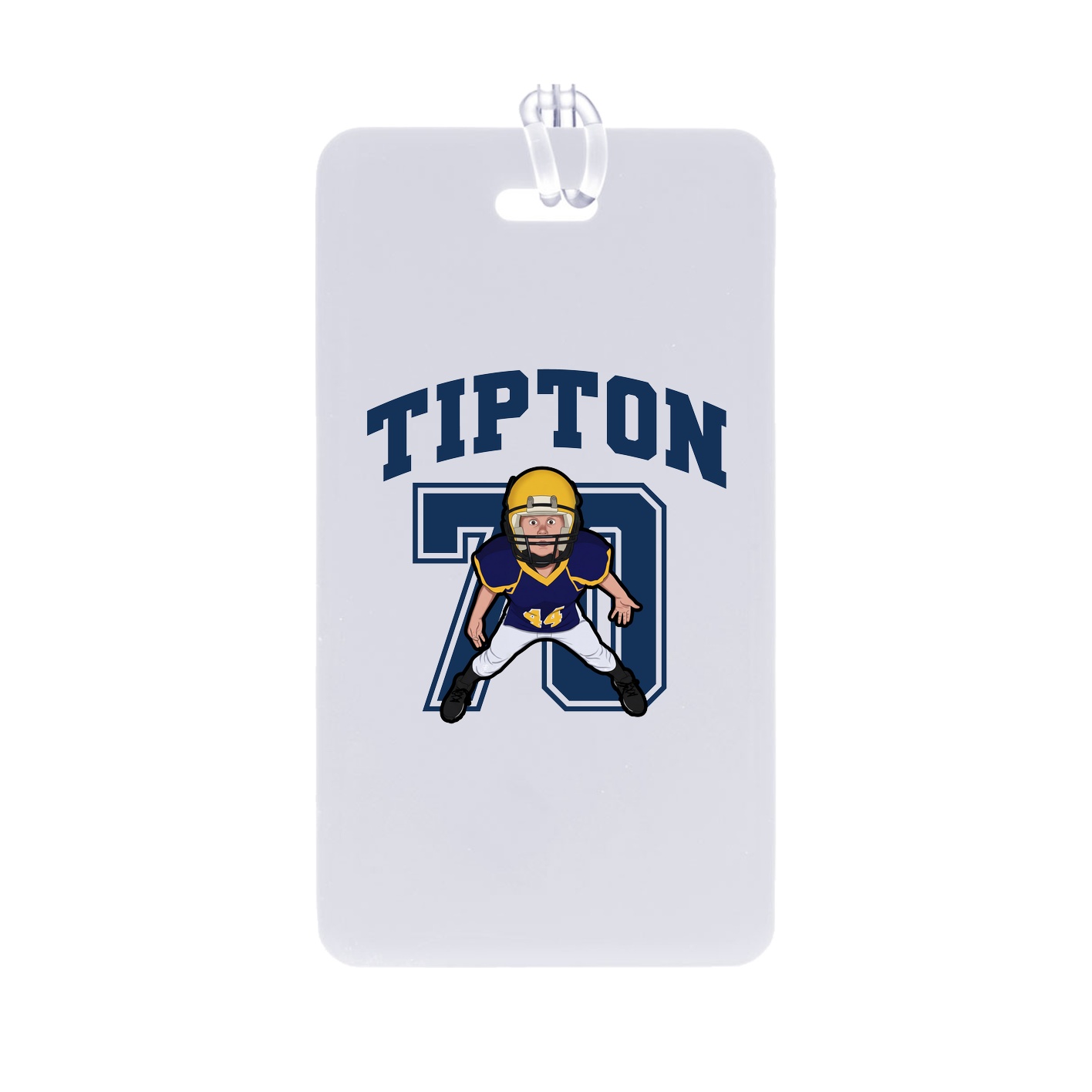 Bag Tag — Number in Classic