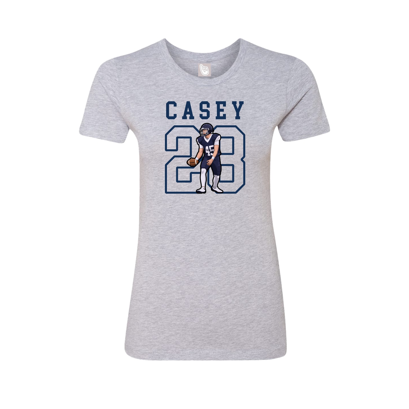 Fitted Women's Tee — Shirsey in Grey