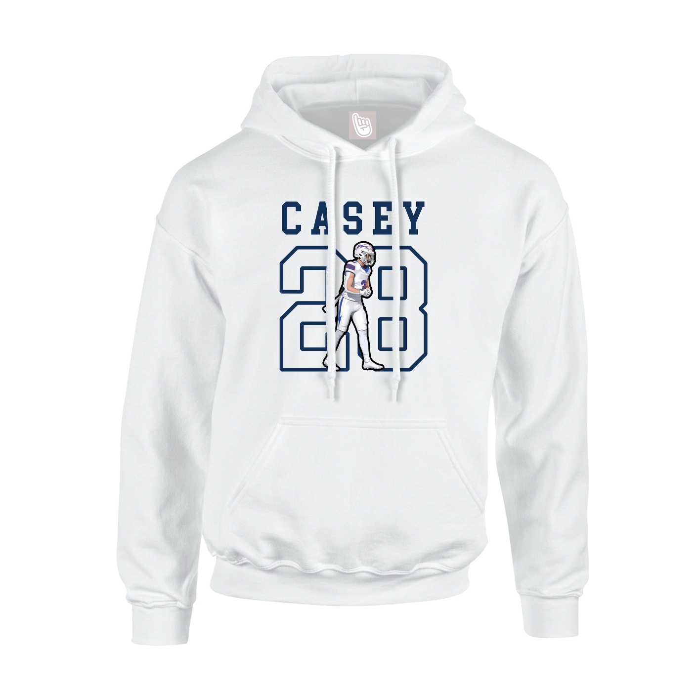 Youth Hoodie — Shirsey in White