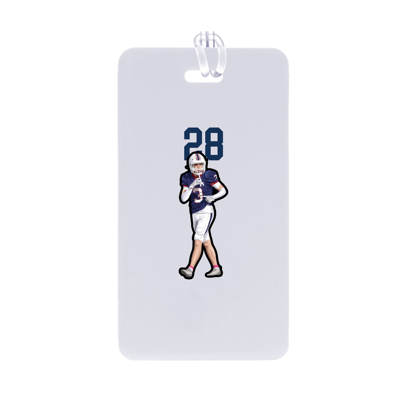 Bag Tag — Number Top in Classic