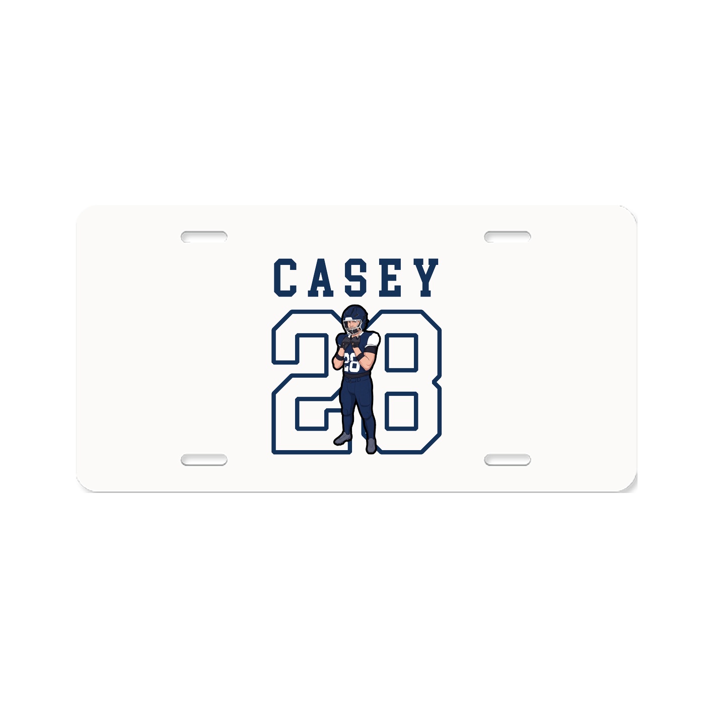 License Plate — Shirsey in Classic