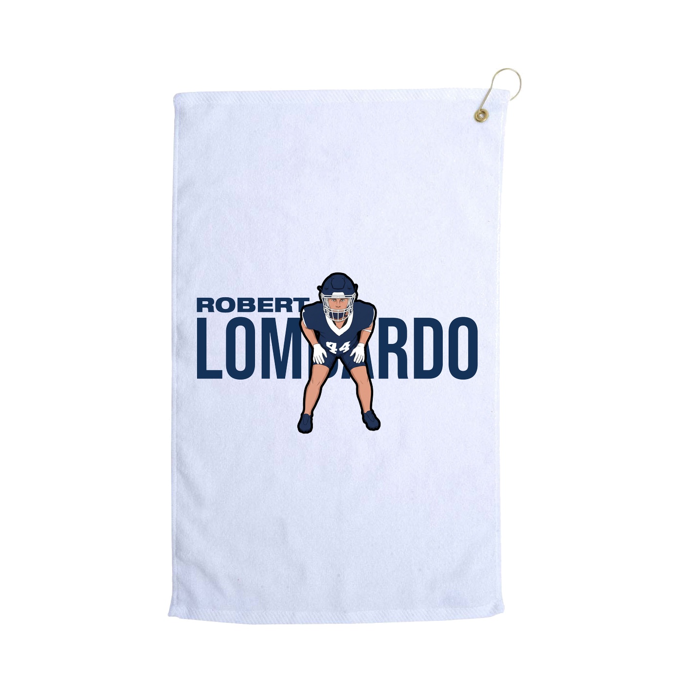 Golf Towel — Player Name in White