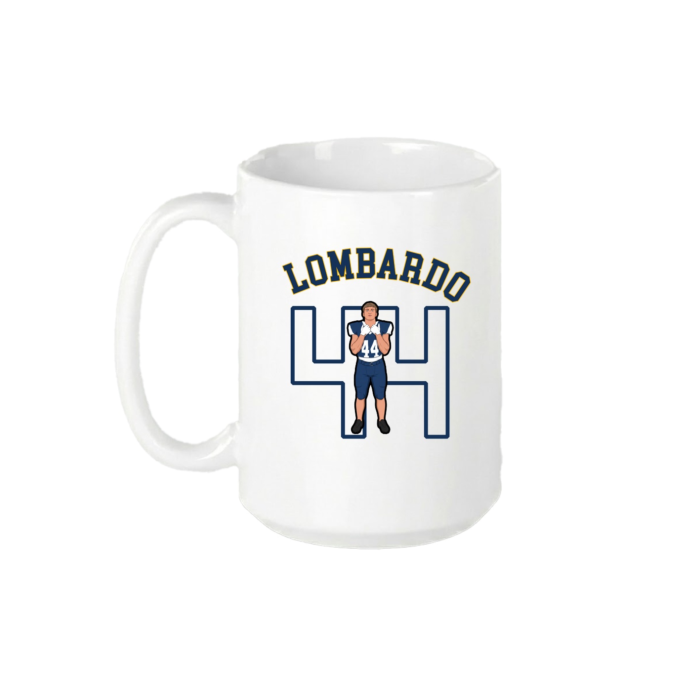 15oz Coffee Mug — Shirsey Arch in White