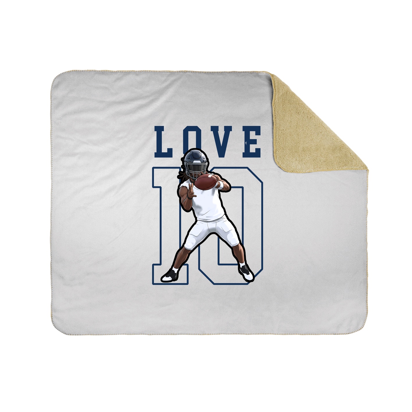 Throw Blanket — Shirsey in White