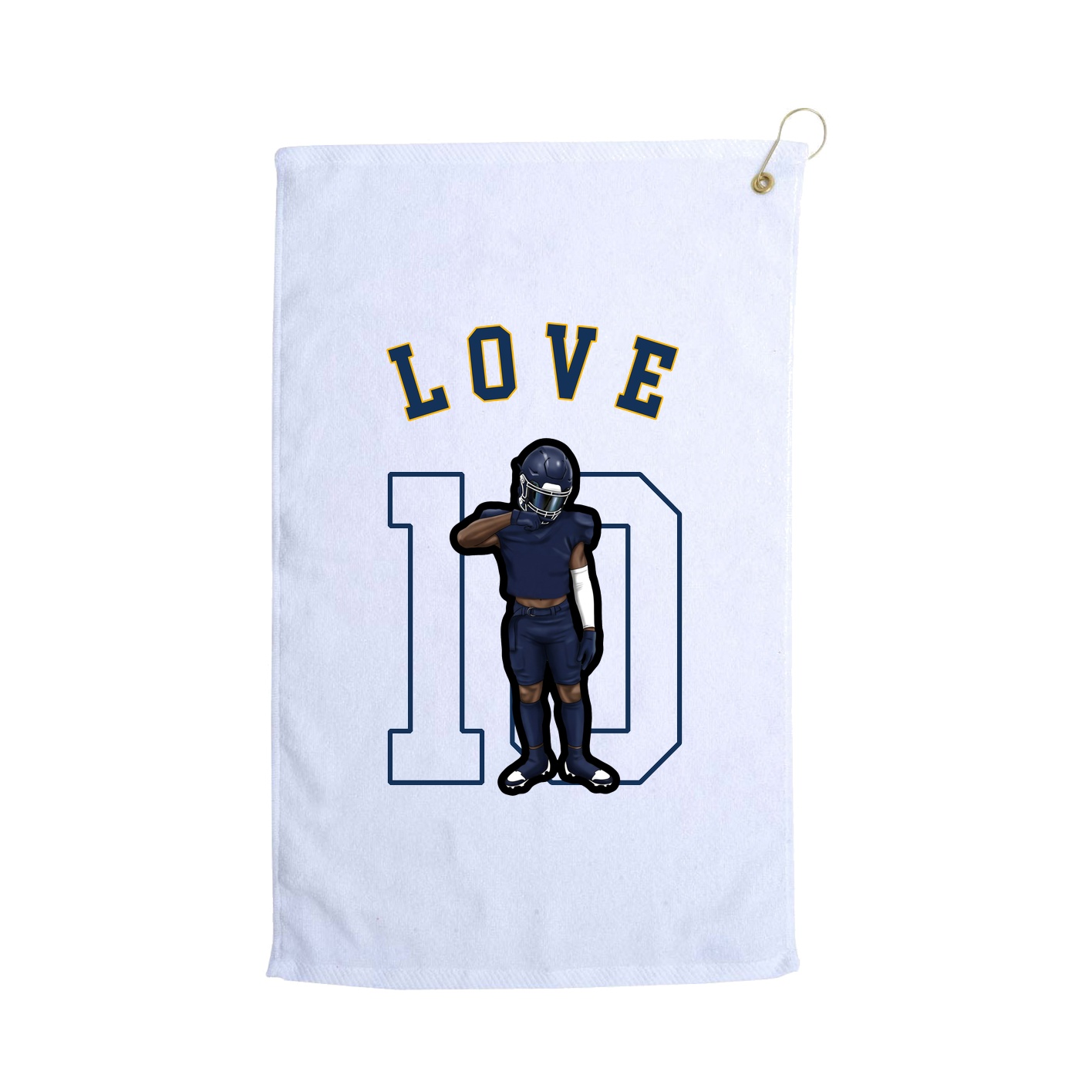 Golf Towel — Shirsey Arch in White