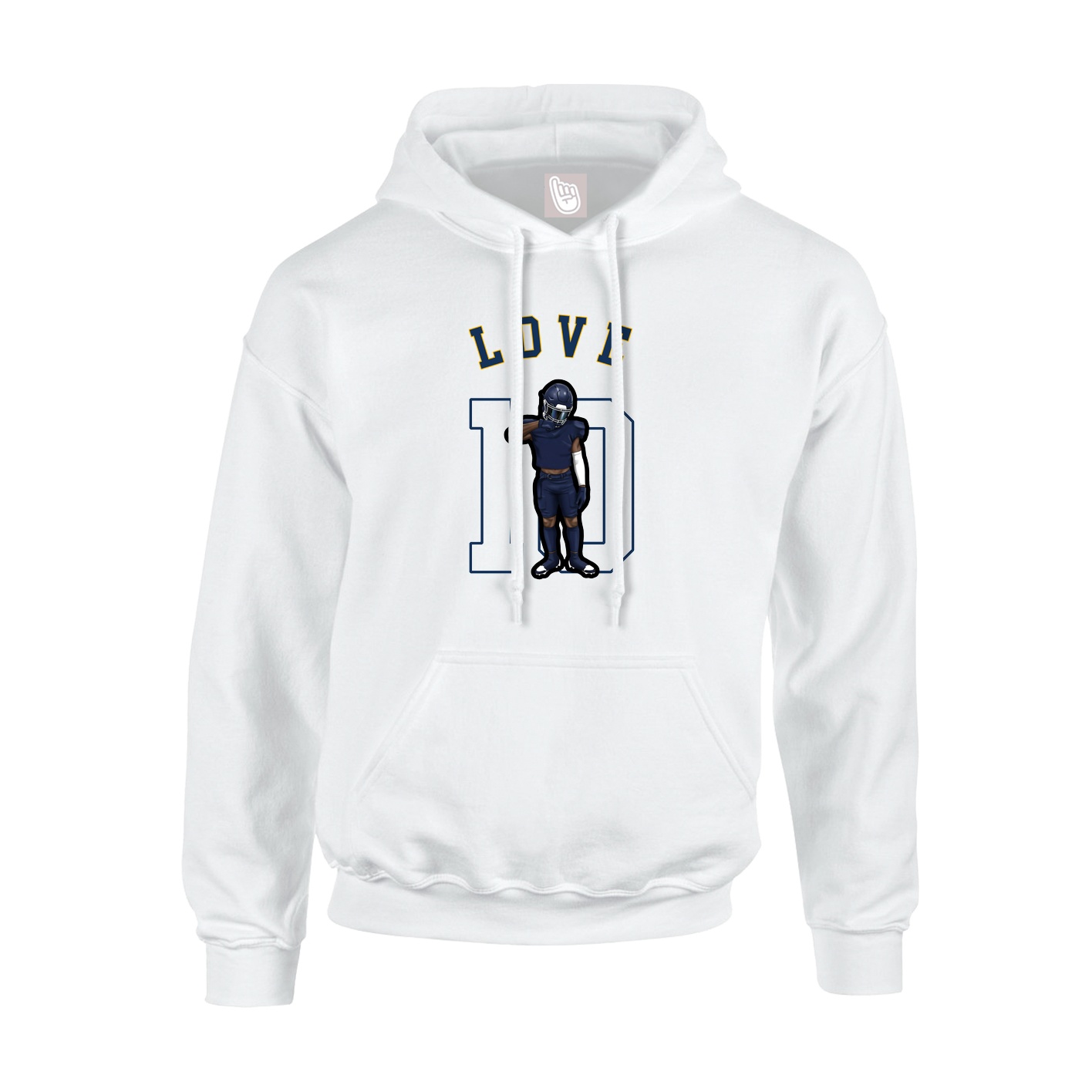 Hoodie — Shirsey Arch in White