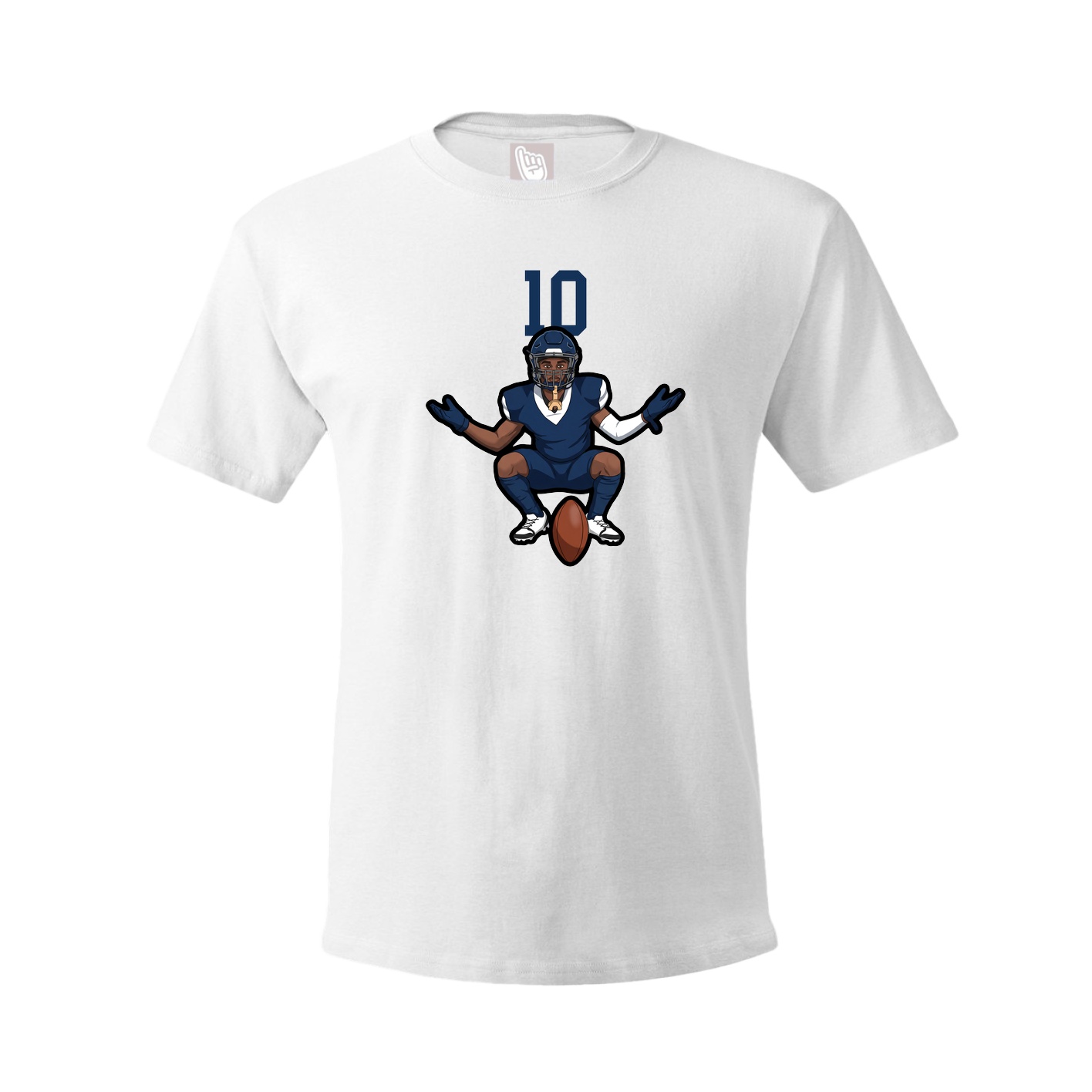 Tee — Number Top in White