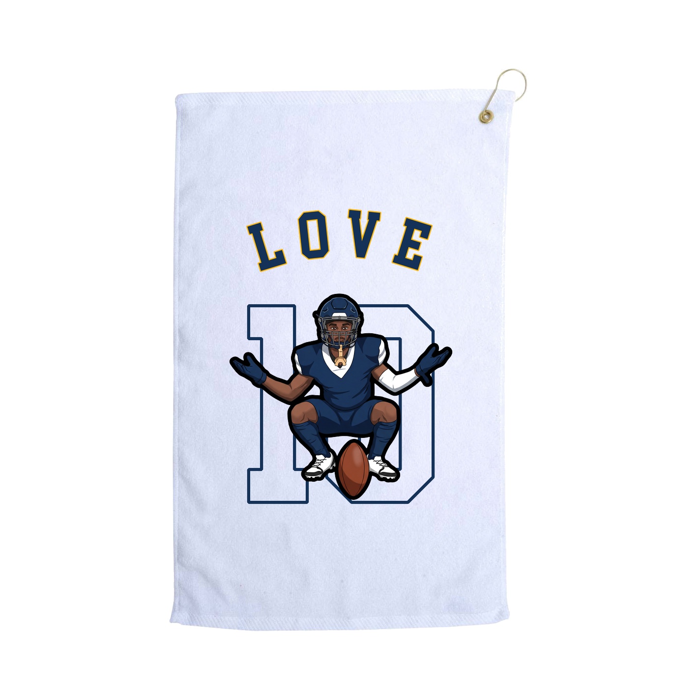 Golf Towel — Shirsey Arch in White