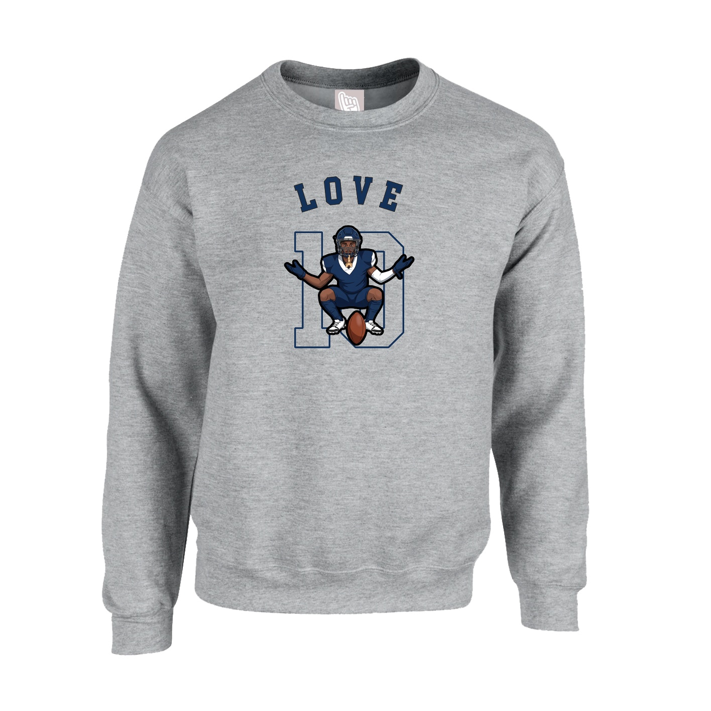 Fleece Crew — Shirsey Arch in Grey