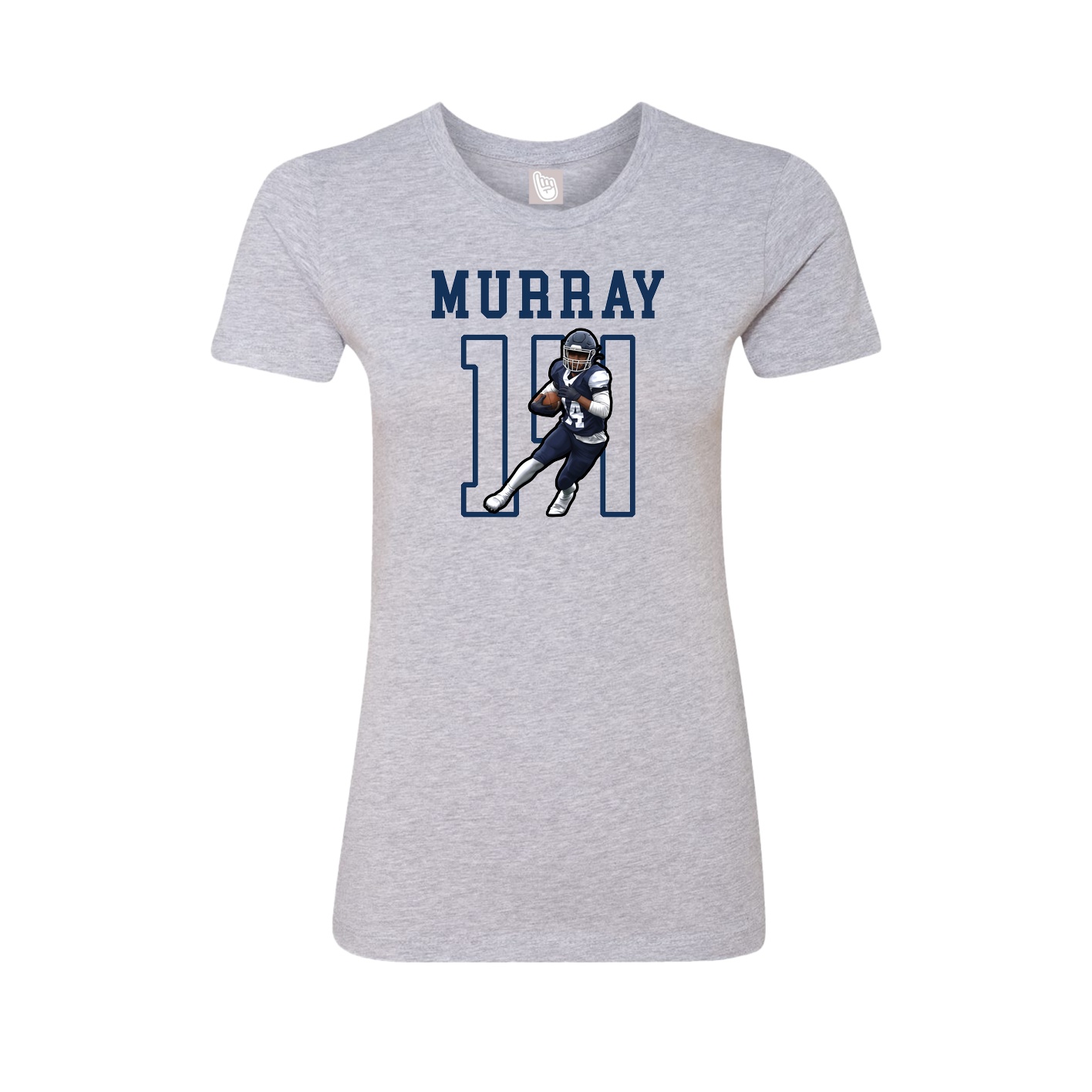 Fitted Women's Tee — Shirsey in Grey