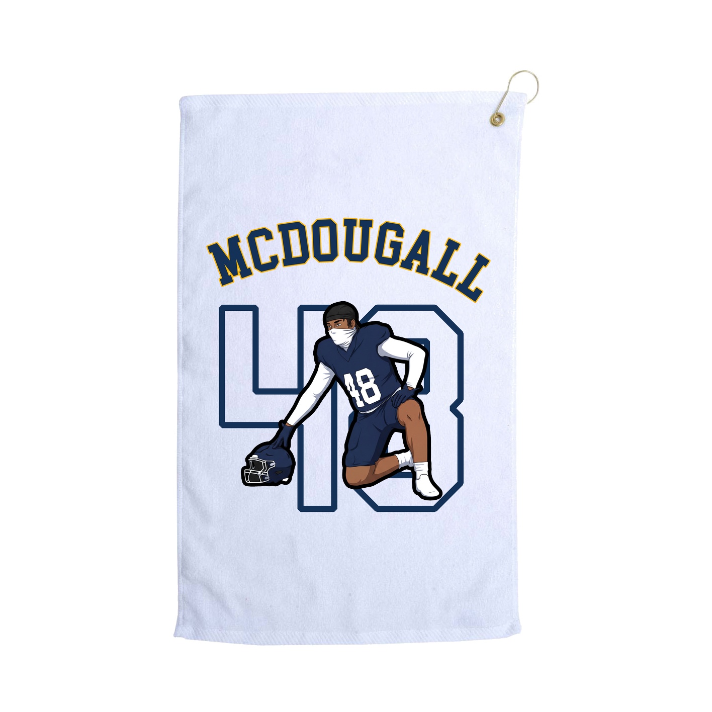 Golf Towel — Shirsey Arch in White