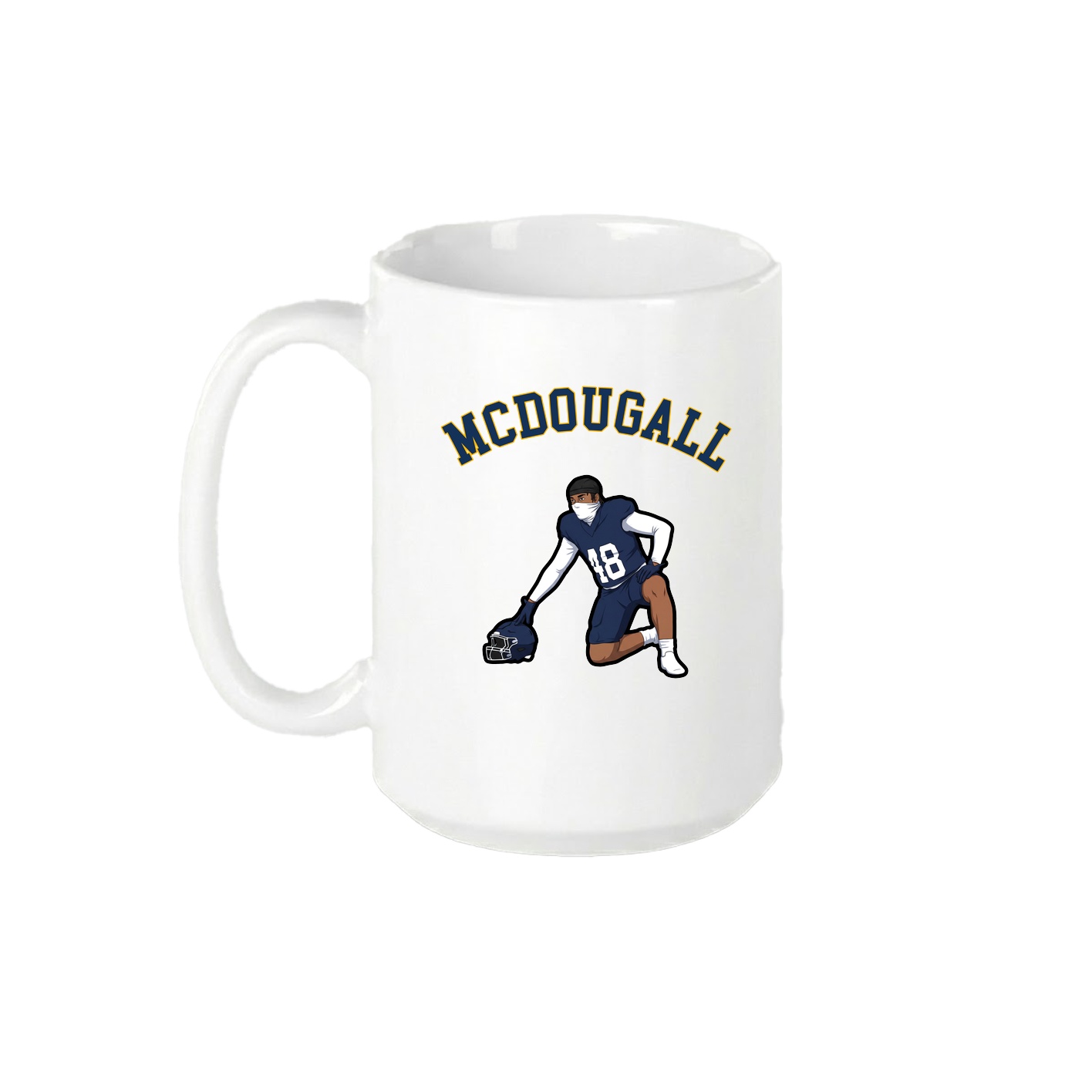 15oz Coffee Mug — Shirsey Arch in White