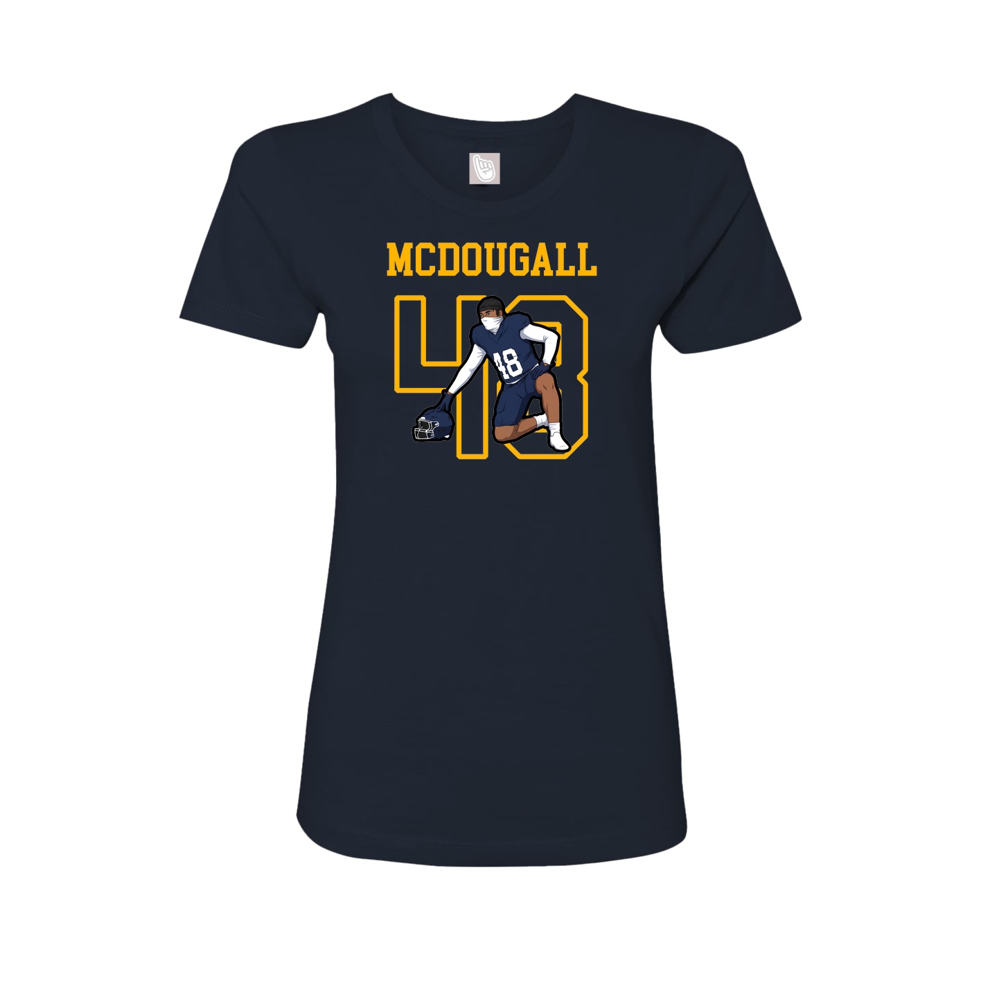 Fitted Women's Tee — Shirsey in Navy