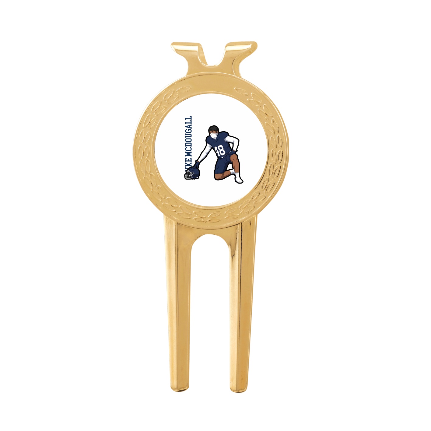 Divot Tool with Ball Marker — Name Vertical in Classic