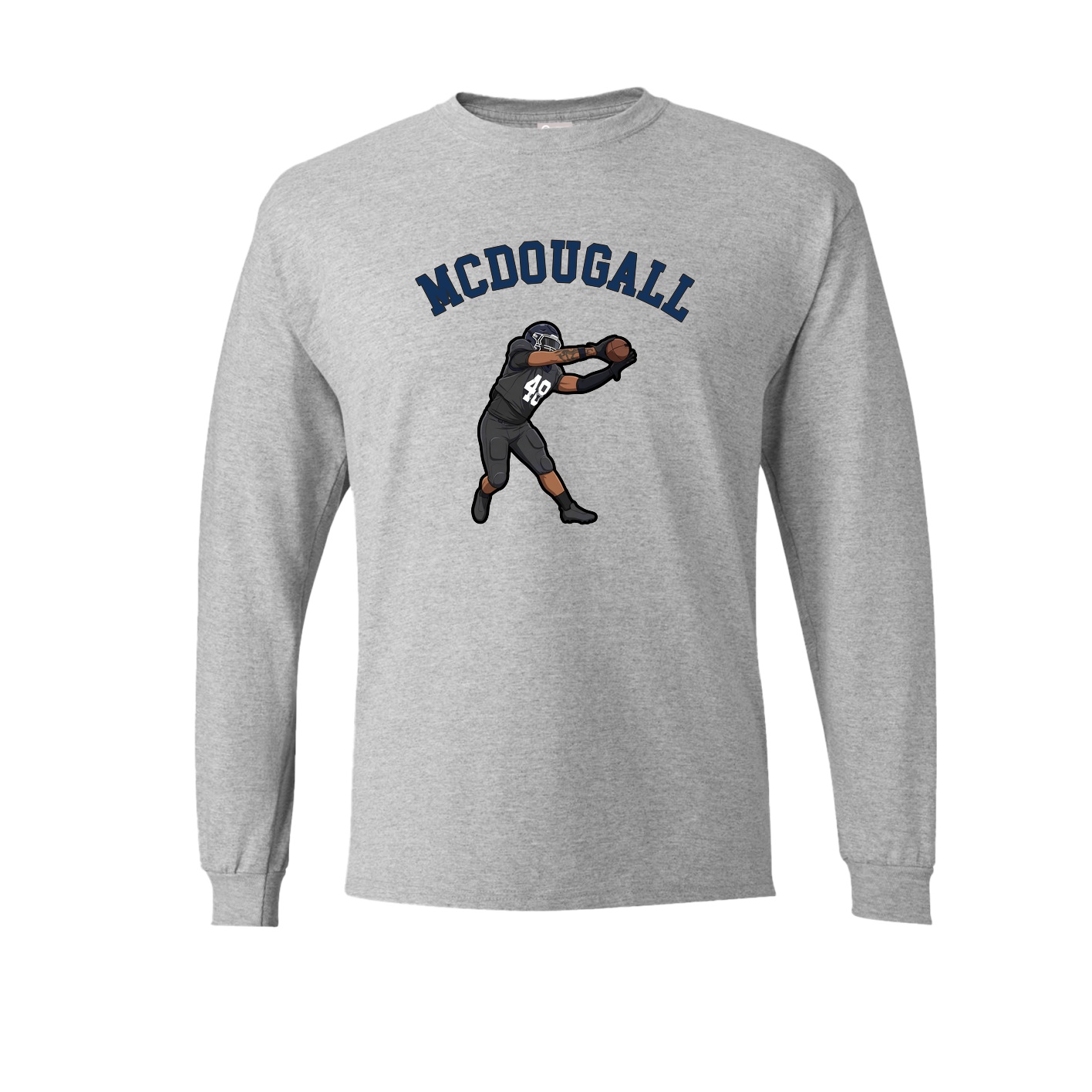 Long Sleeve Tee — Shirsey Arch in Grey