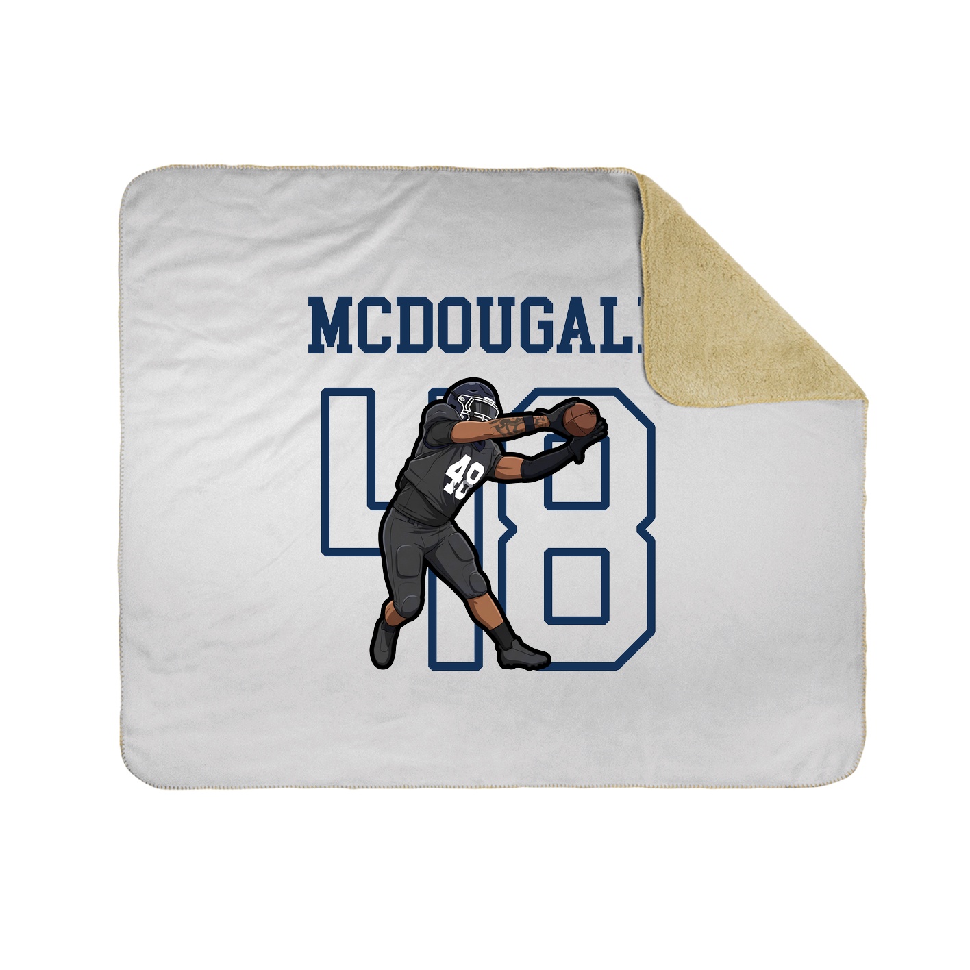 Throw Blanket — Shirsey in White