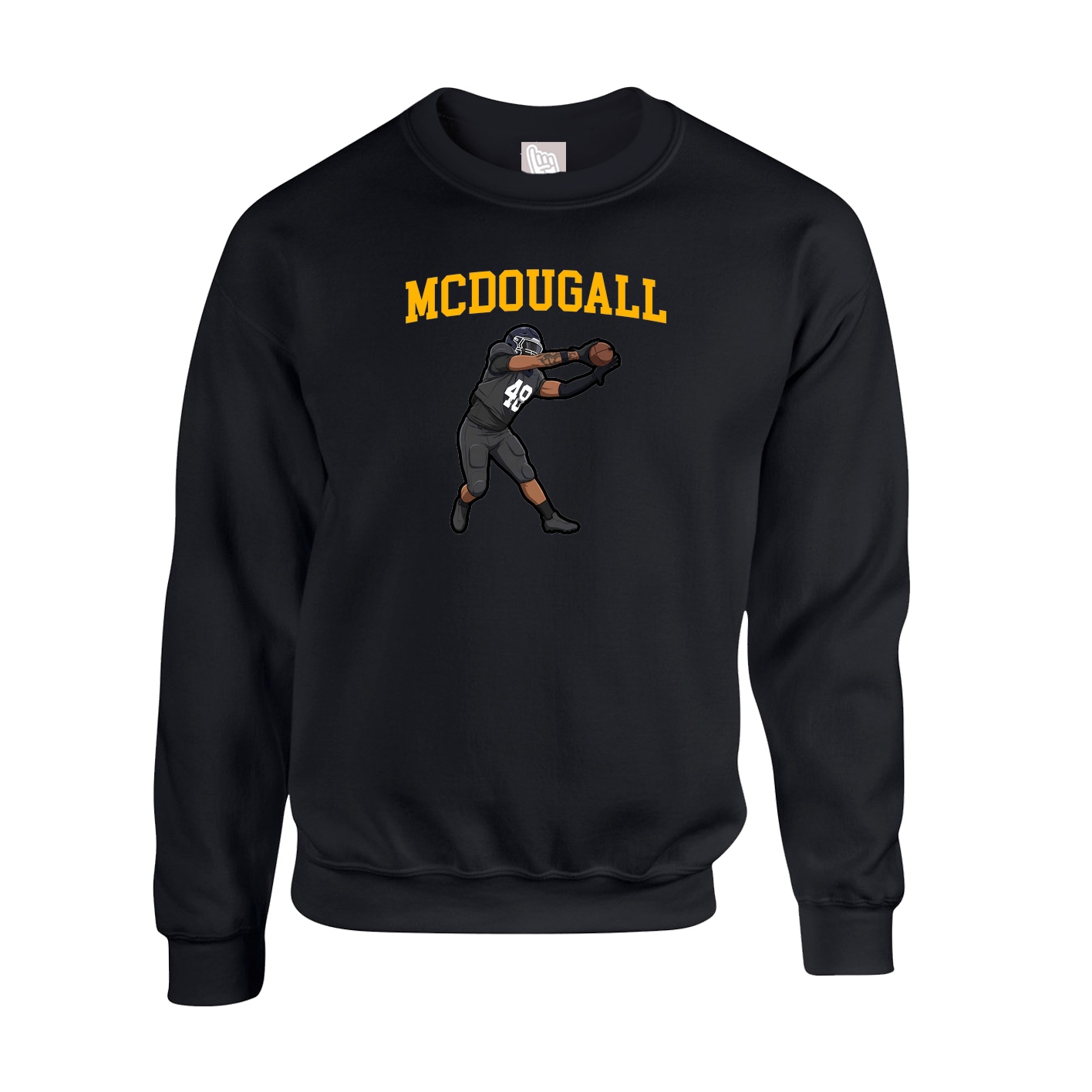 Fleece Crew — Shirsey in Black