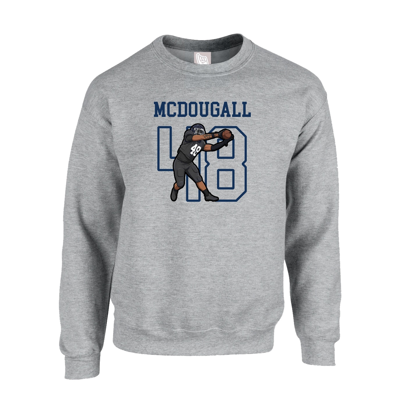 Fleece Crew — Shirsey in Grey