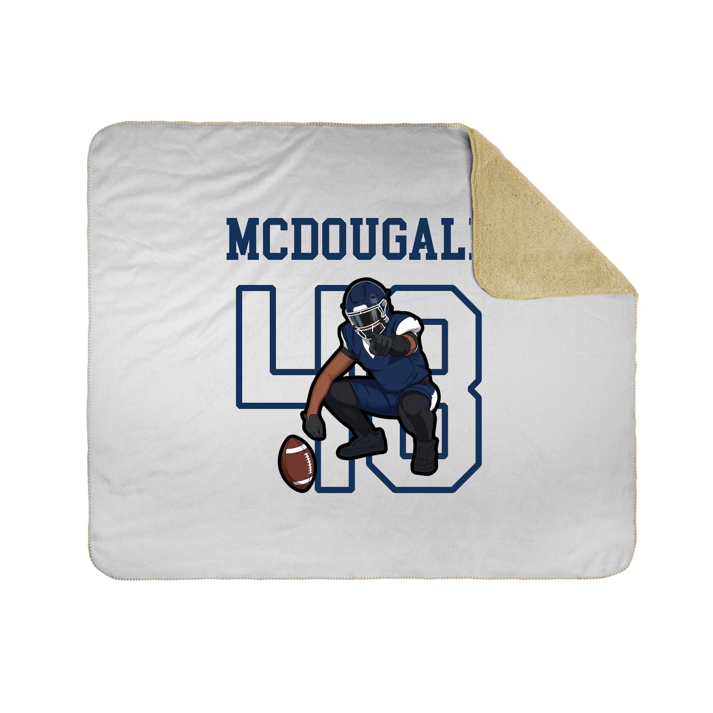 Throw Blanket — Shirsey in White
