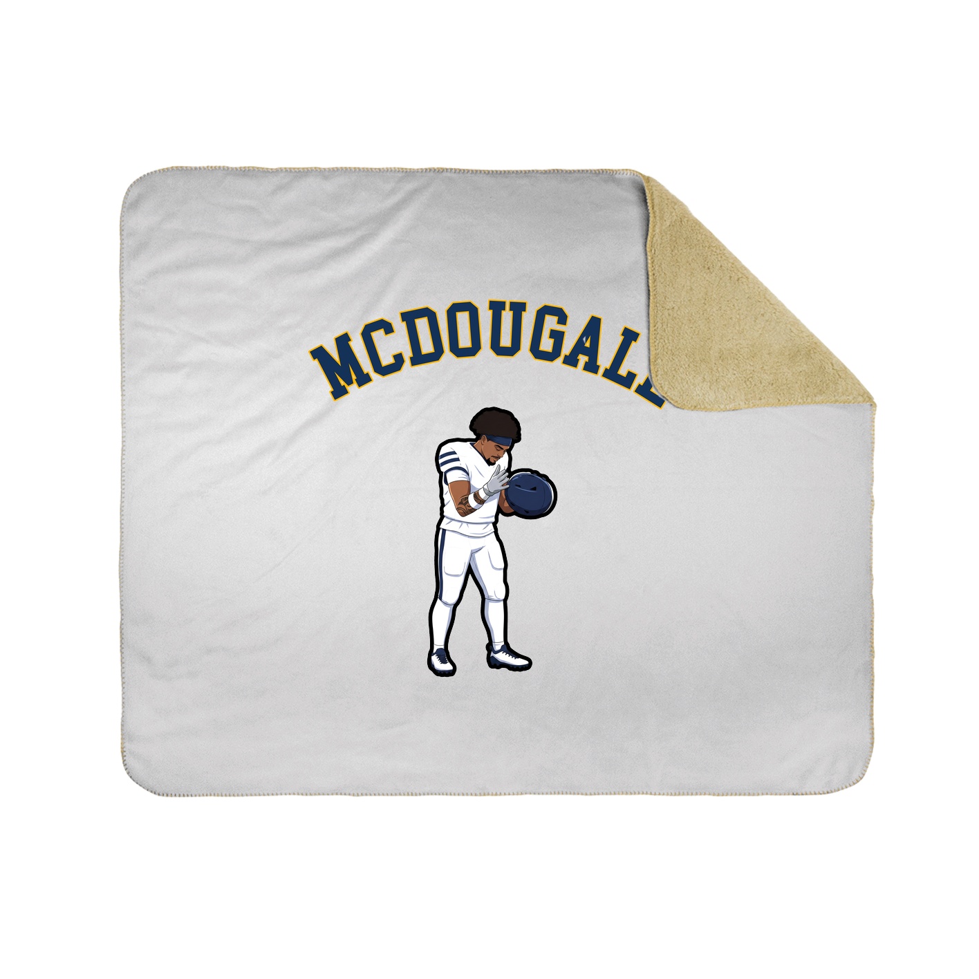 Throw Blanket — Shirsey Arch in White