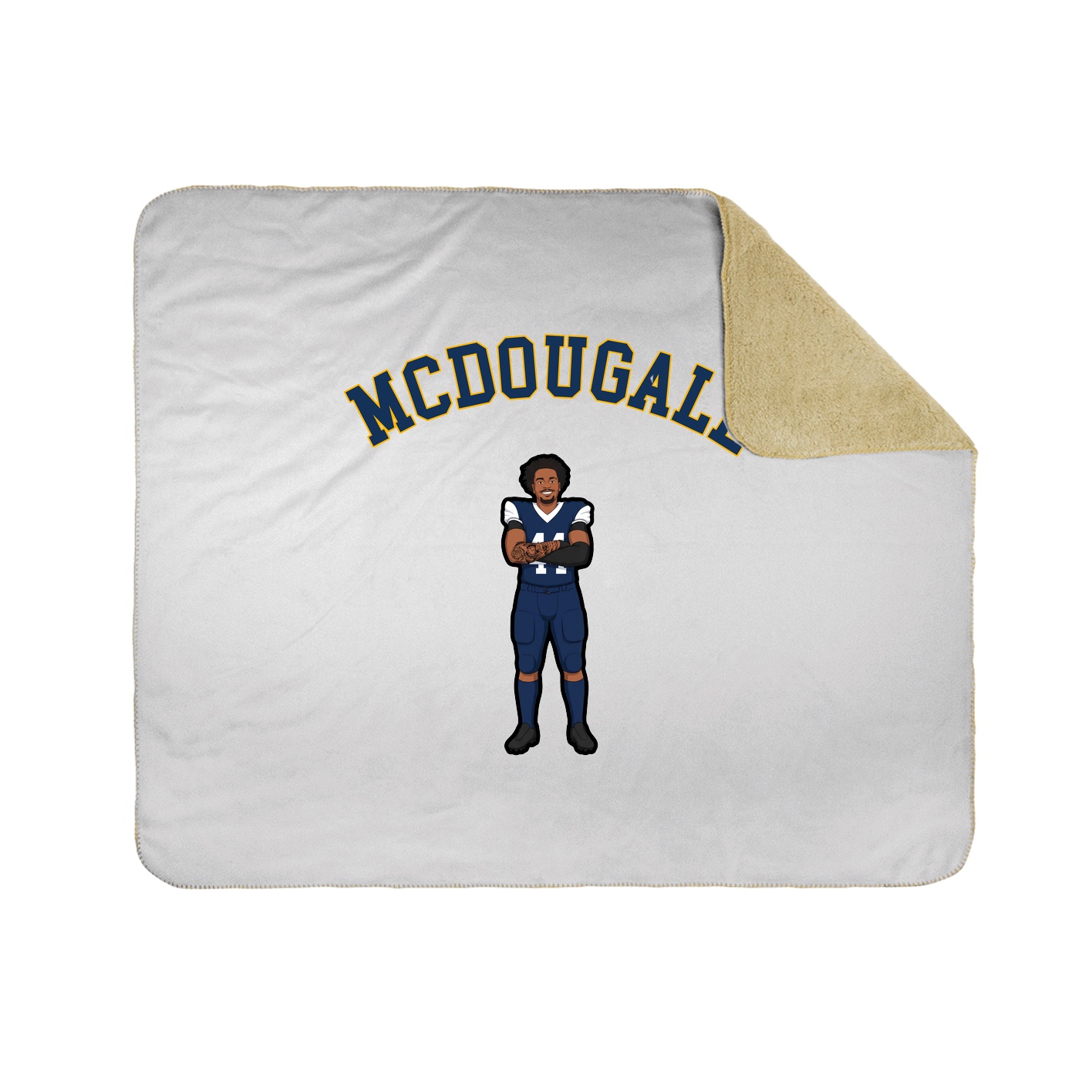 Throw Blanket — Shirsey Arch in White